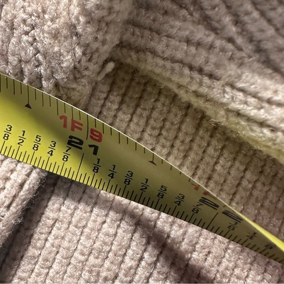 Free People Softly Structured Tunic Sweater Heather Oatmeal OB816580 EUC Small - Picture 13 of 15